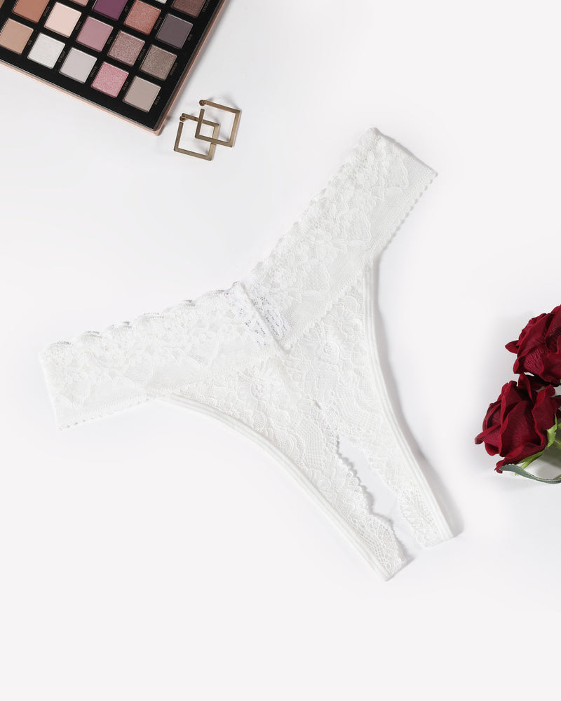 Low Rise T Back Hipster Panty White Lingeries-panties - Tophatter Daily Deals