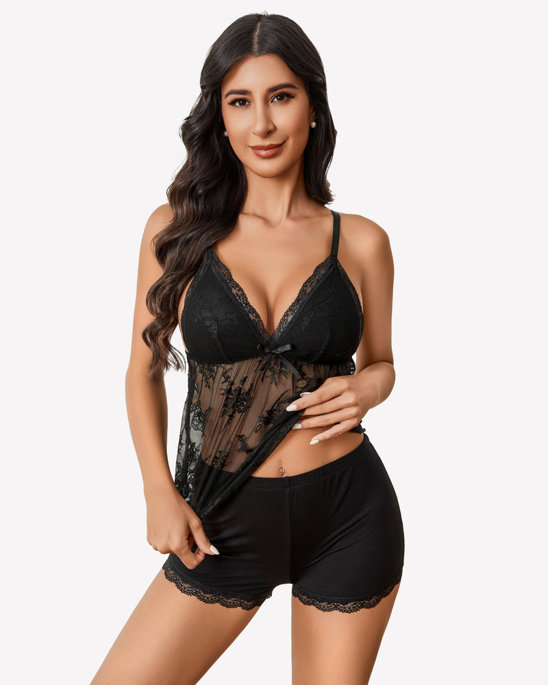 Pajama Sets 2 Piece Sleepwear Black Sleepwears-Pajamas Sets - Tophatter Daily Deals