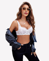 2 Piece Lace Bra and Panty Sets Outfits Lingerie Sets-Bra Sets - Tophatter Daily Deals