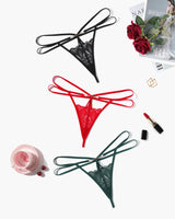 Floral Lace Briefs Hollow Out Thong Panty Lingeries-panties - Tophatter Daily Deals