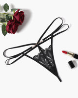 Floral Lace Briefs Hollow Out Thong Panty Black Lingeries-panties - Tophatter Daily Deals