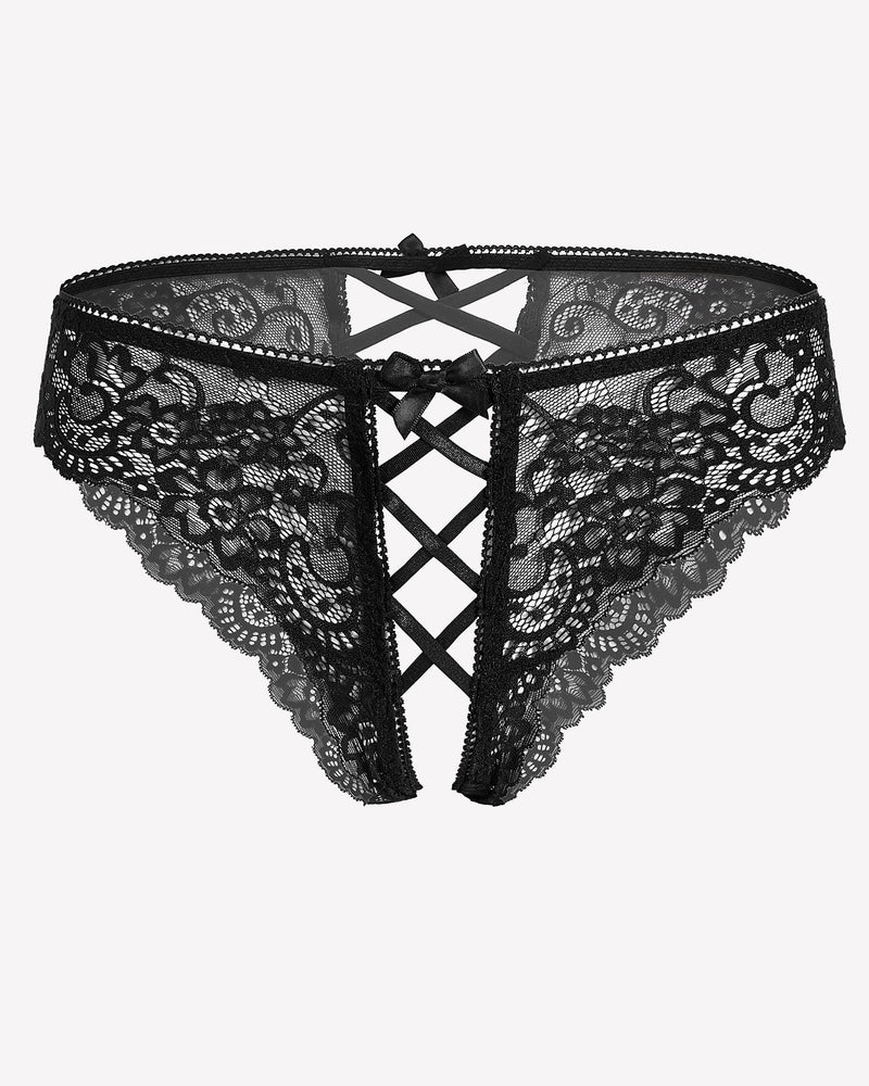 Criss Cross Lace Hipster Panty Lingeries-panties - Tophatter Daily Deals