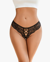 Criss Cross Lace Hipster Panty Lingeries-panties - Tophatter Daily Deals
