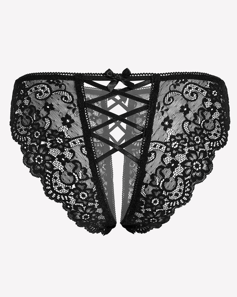 Criss Cross Lace Hipster Panty Lingeries-panties - Tophatter Daily Deals