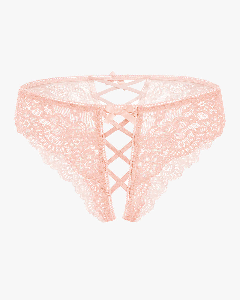 Criss Cross Lace Hipster Panty Lingeries-panties - Tophatter Daily Deals