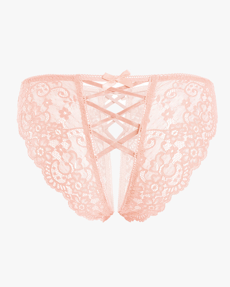 Criss Cross Lace Hipster Panty Lingeries-panties - Tophatter Daily Deals