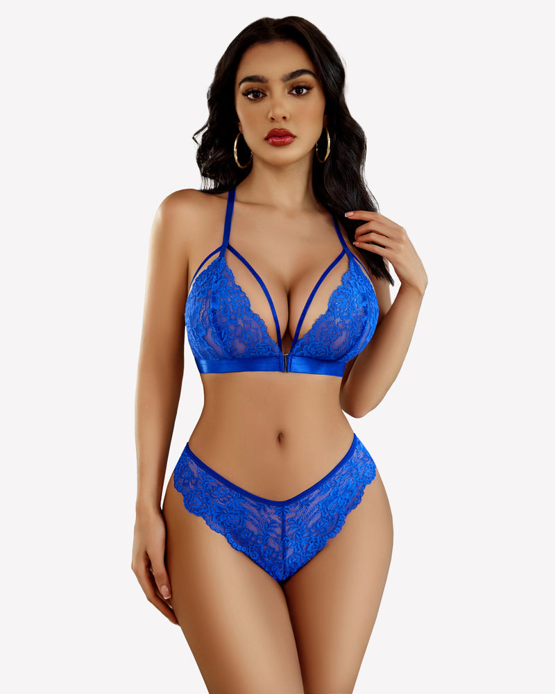 Lingerie Sets Bra and Panty Blue Lingerie Sets-Bra Sets - Tophatter Daily Deals