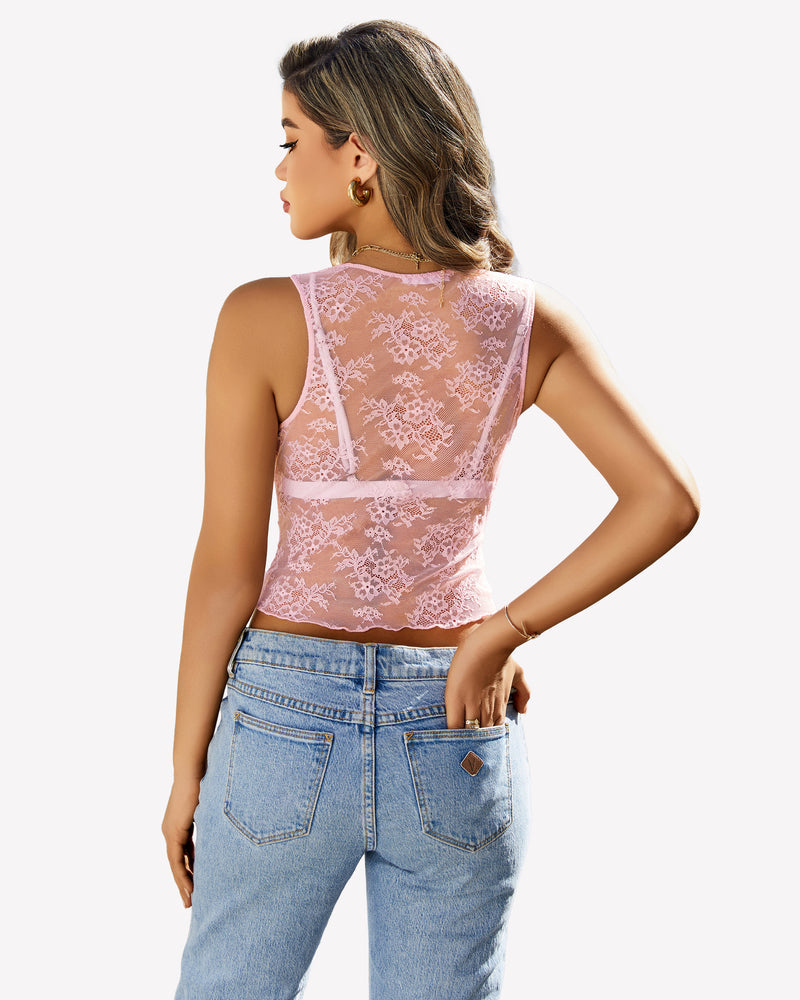 Going Out Tops Lace Tank Tops Lingerie Sets-Bras - Tophatter Daily Deals