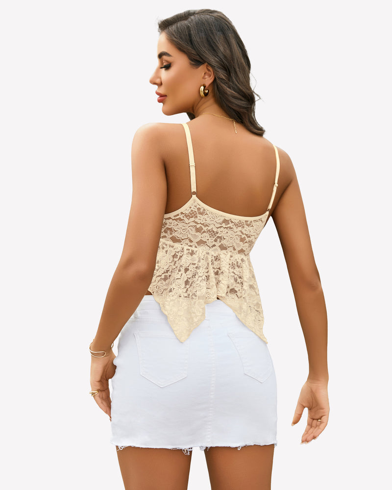 Lace Bralette V Neck Crop Tops Lingerie Sets-Bras - Tophatter Daily Deals