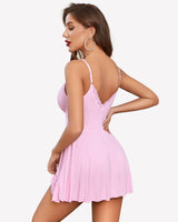 Lace Chemise Modal Babydoll - Tophatter Daily Deals