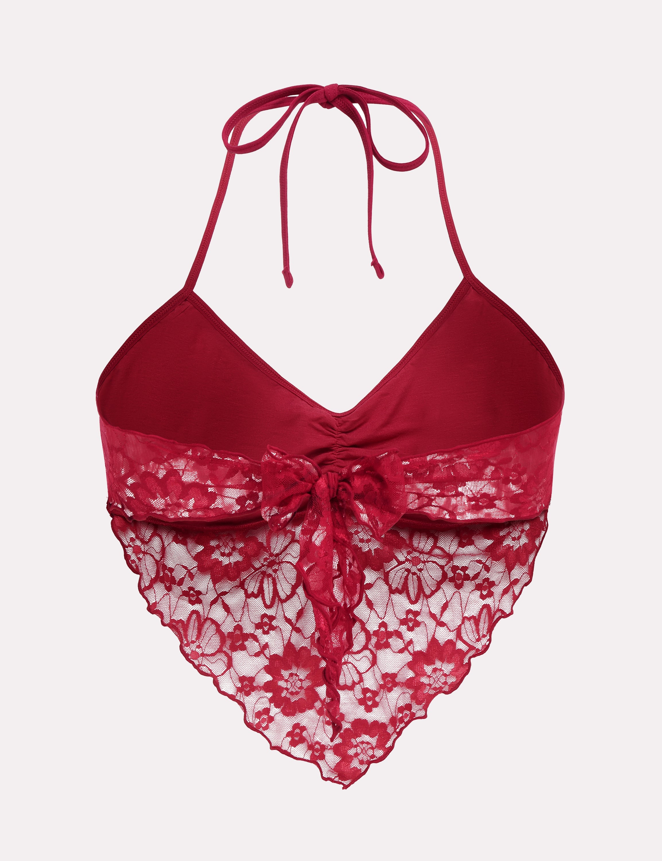 Crop Top Halter V Neck Cami Tank Lingerie Sets-Bras - Tophatter Daily Deals