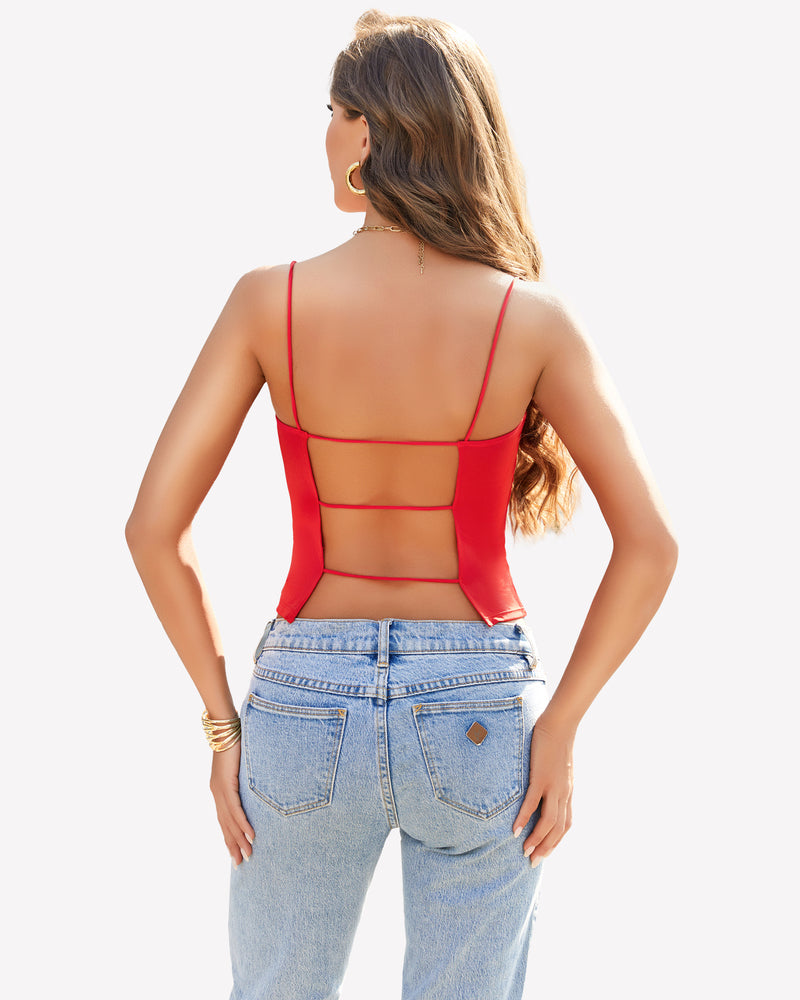 Double Lined Casual Basic Vest Cropped Top Lingerie Sets-Bras - Tophatter Daily Deals