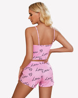 Cami Pajama Sets Ribbed Lounge Set Sleepwears-Pajamas Sets - Tophatter Daily Deals