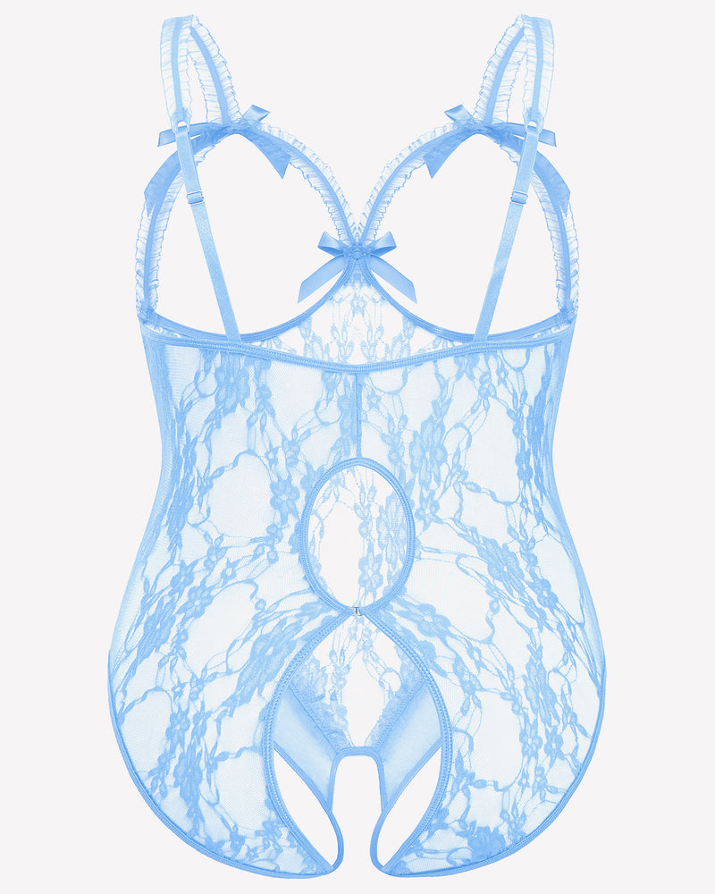 Plus Size Crotchless Exotic Lace Teddies Lingerie Sets-Plus size - Tophatter Daily Deals