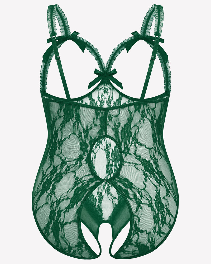 Plus Size Crotchless Exotic Lace Teddies Lingerie Sets-Plus size - Tophatter Daily Deals