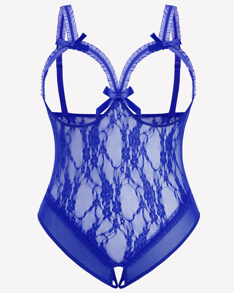 Plus Size Crotchless Exotic Lace Teddies Lingerie Sets-Plus size - Tophatter Daily Deals