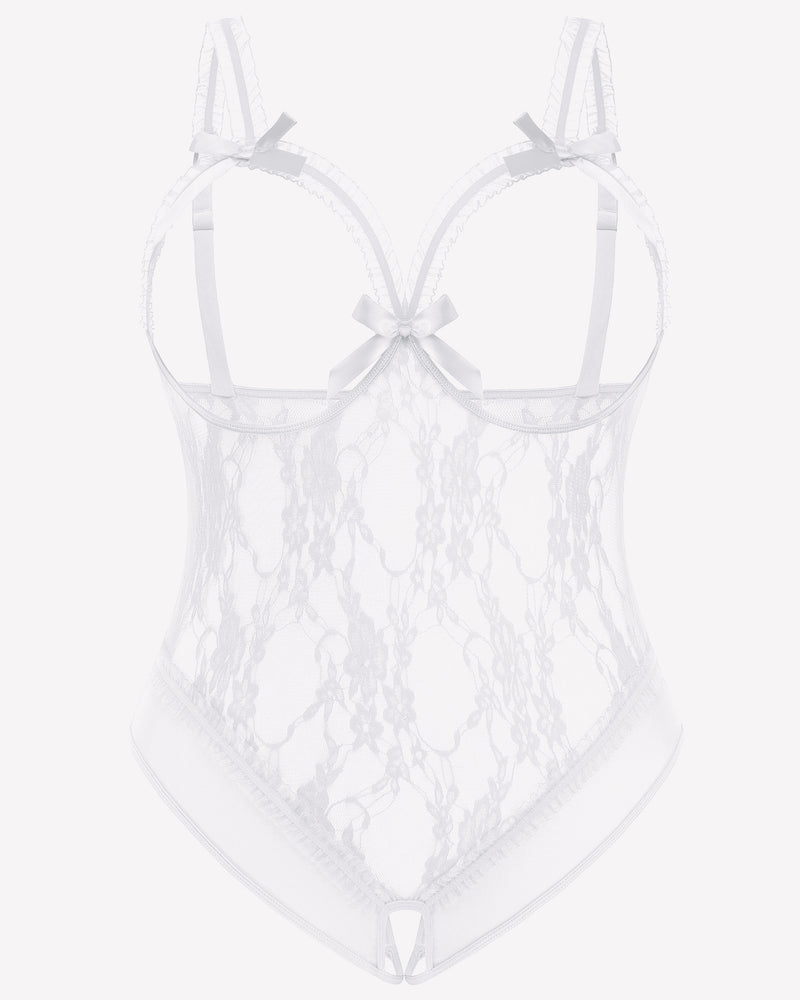 Plus Size Crotchless Exotic Lace Teddies Lingerie Sets-Plus size - Tophatter Daily Deals
