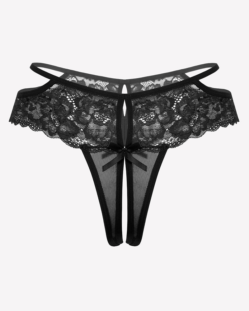 Lace Cheeky Mesh Hollow Thongs Lingeries-panties - Tophatter Daily Deals
