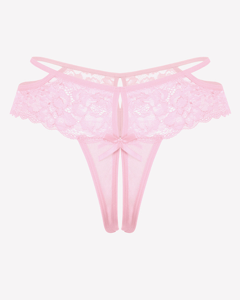 Lace Cheeky Mesh Hollow Thongs Lingeries-panties - Tophatter Daily Deals