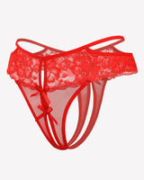 Lace Cheeky Mesh Hollow Thongs Lingeries-panties - Tophatter Daily Deals