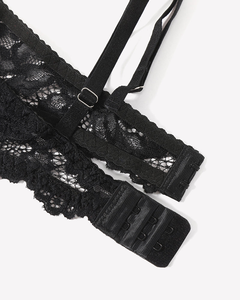 Push Up Lace Bra and Panty Sets Lingerie Sets-Bra Sets - Tophatter Daily Deals