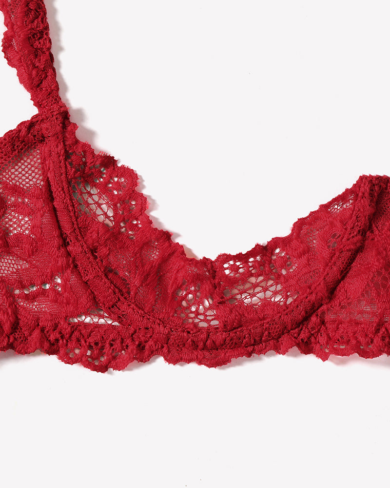 Push Up Lace Bra and Panty Sets Lingerie Sets-Bra Sets - Tophatter Daily Deals