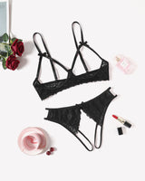 Exotic Lingerie 2 Pieces Bra Panty Set Lingerie Sets-Bra Sets - Tophatter Daily Deals