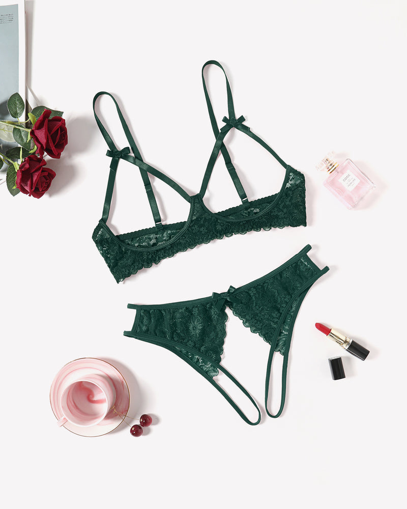 Exotic Lingerie 2 Pieces Bra Panty Set Lingerie Sets-Bra Sets - Tophatter Daily Deals