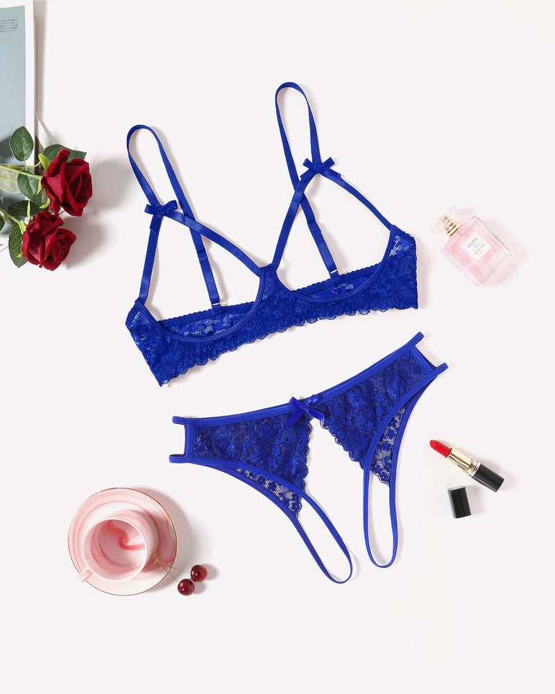 Exotic Lingerie 2 Pieces Bra Panty Set Lingerie Sets-Bra Sets - Tophatter Daily Deals
