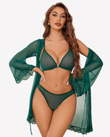 Mesh Bra and Panty Sets 2 Piece Outfits Lingerie Sets-Bra Sets - Tophatter Daily Deals