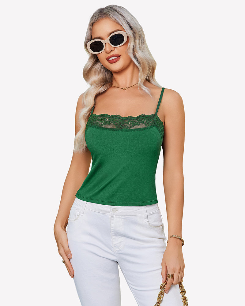 Cami Pajama Lace Trim Sleepwear Lingerie Sets-Bra Sets - Tophatter Daily Deals