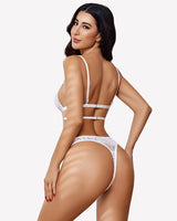 2 Piece Lace Lingerie Set with Chain Lingerie Sets-Bra Sets - Tophatter Daily Deals