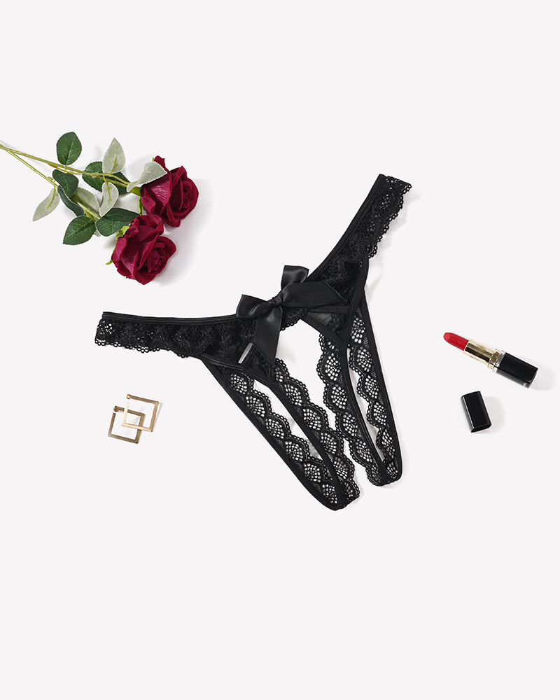 Low Rise Briefs Floral Lace Thong Lingeries-panties - Tophatter Daily Deals