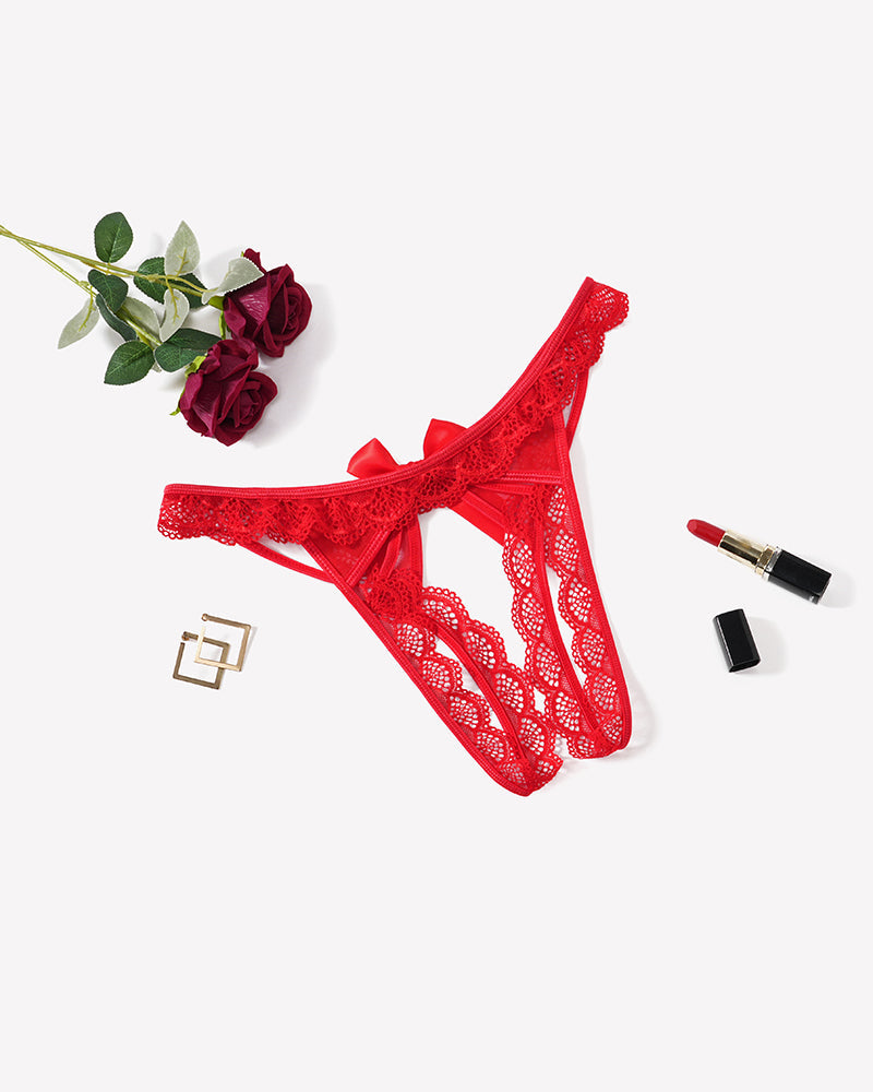 Low Rise Briefs Floral Lace Thong Lingeries-panties - Tophatter Daily Deals