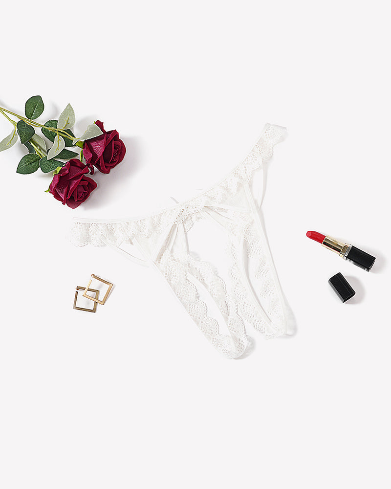 Low Rise Briefs Floral Lace Thong Lingeries-panties - Tophatter Daily Deals