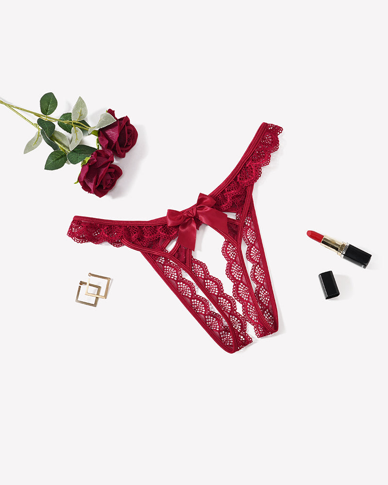 Low Rise Briefs Floral Lace Thong Lingeries-panties - Tophatter Daily Deals