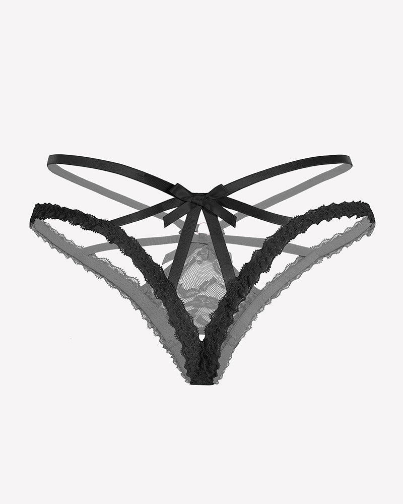 Lace Panties Briefs Criss Cross Underwear Lingeries-panties - Tophatter Daily Deals
