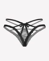 Lace Panties Briefs Criss Cross Underwear Lingeries-panties - Tophatter Daily Deals