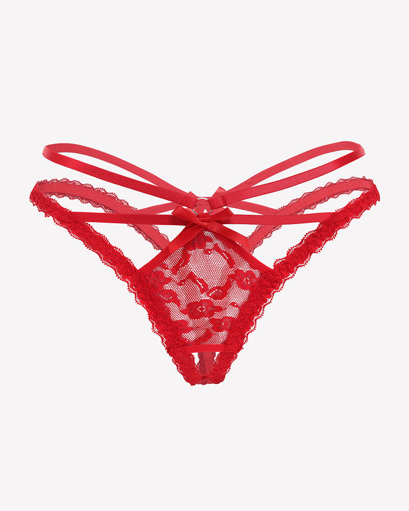 Lace Panties Briefs Criss Cross Underwear Lingeries-panties - Tophatter Daily Deals