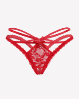 Lace Panties Briefs Criss Cross Underwear Lingeries-panties - Tophatter Daily Deals