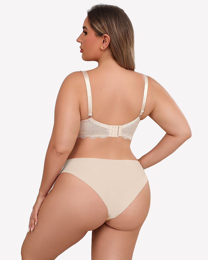 Lifting Lace Underwire Bra for Large Bust Lingerie Sets-Bras - Tophatter Daily Deals