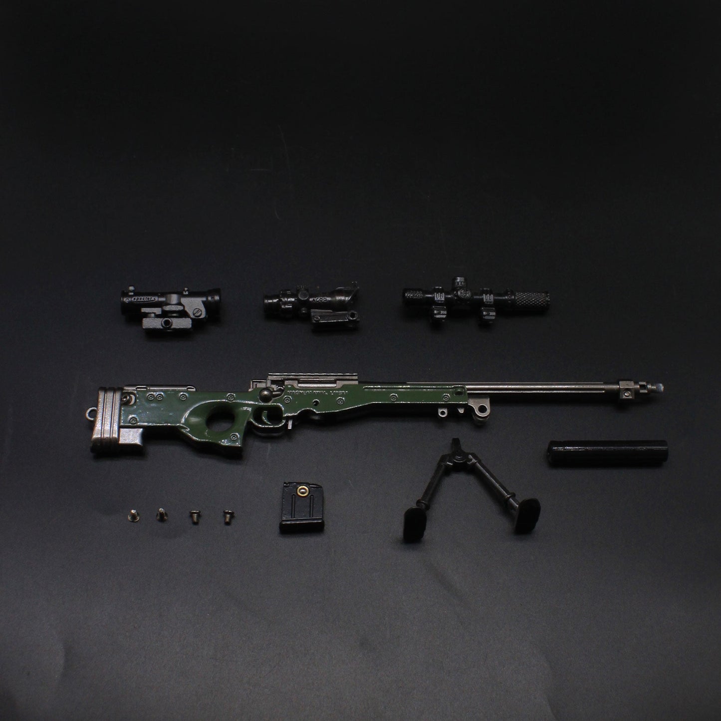 AWM Metal Miniature AWP Sniper Rifle Replica Gun 24.5CM/9.6" - Tophatter Daily Deals