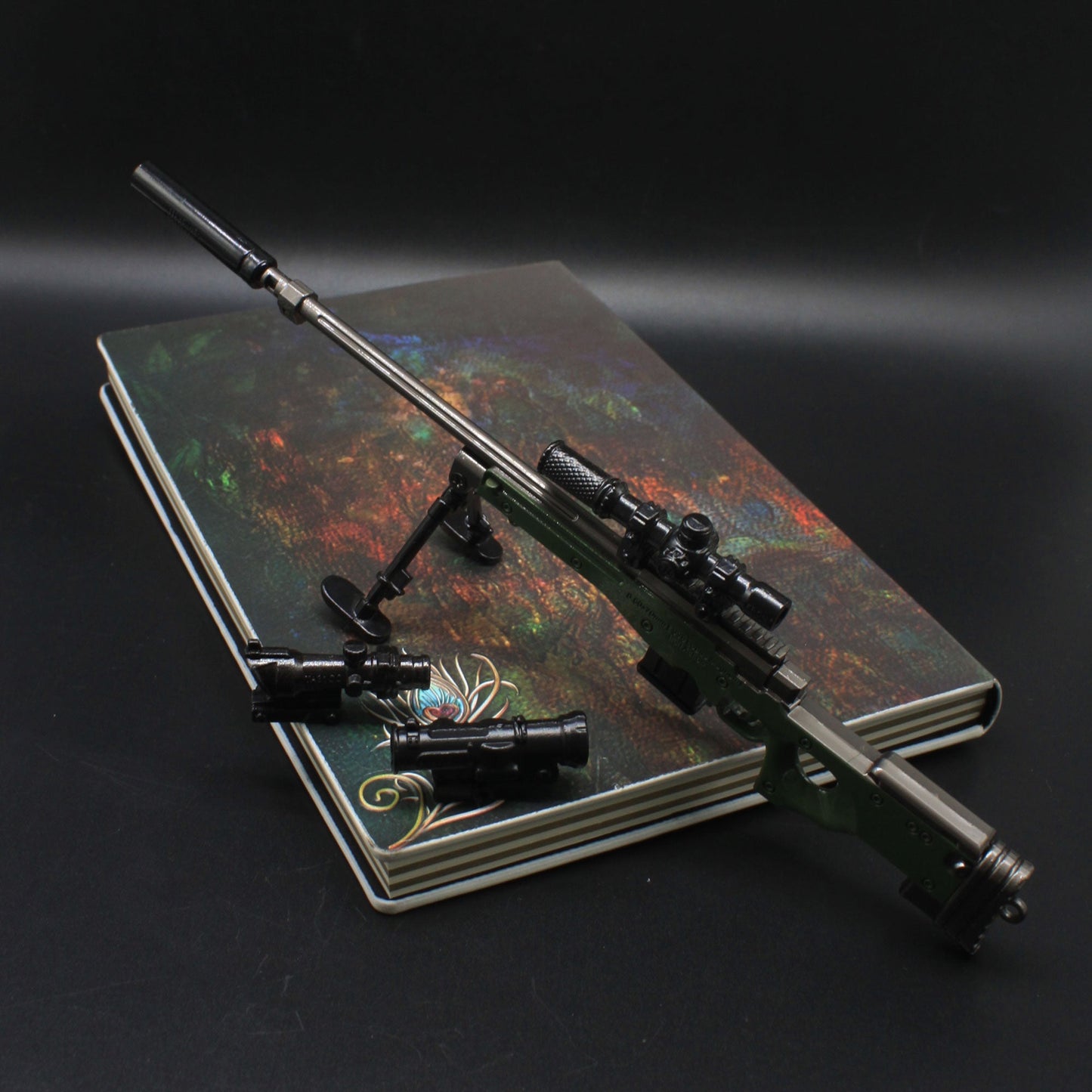 AWM Metal Miniature AWP Sniper Rifle Replica Gun 24.5CM/9.6" - Tophatter Daily Deals