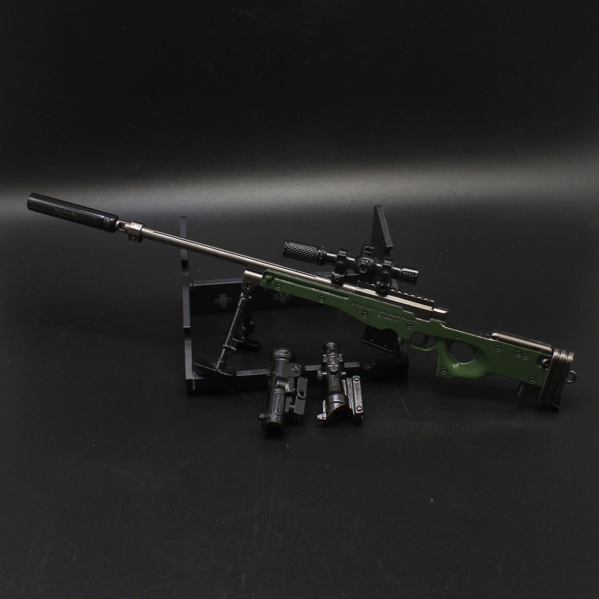 AWM Metal Miniature AWP Sniper Rifle Replica Gun 24.5CM/9.6" - Tophatter Daily Deals