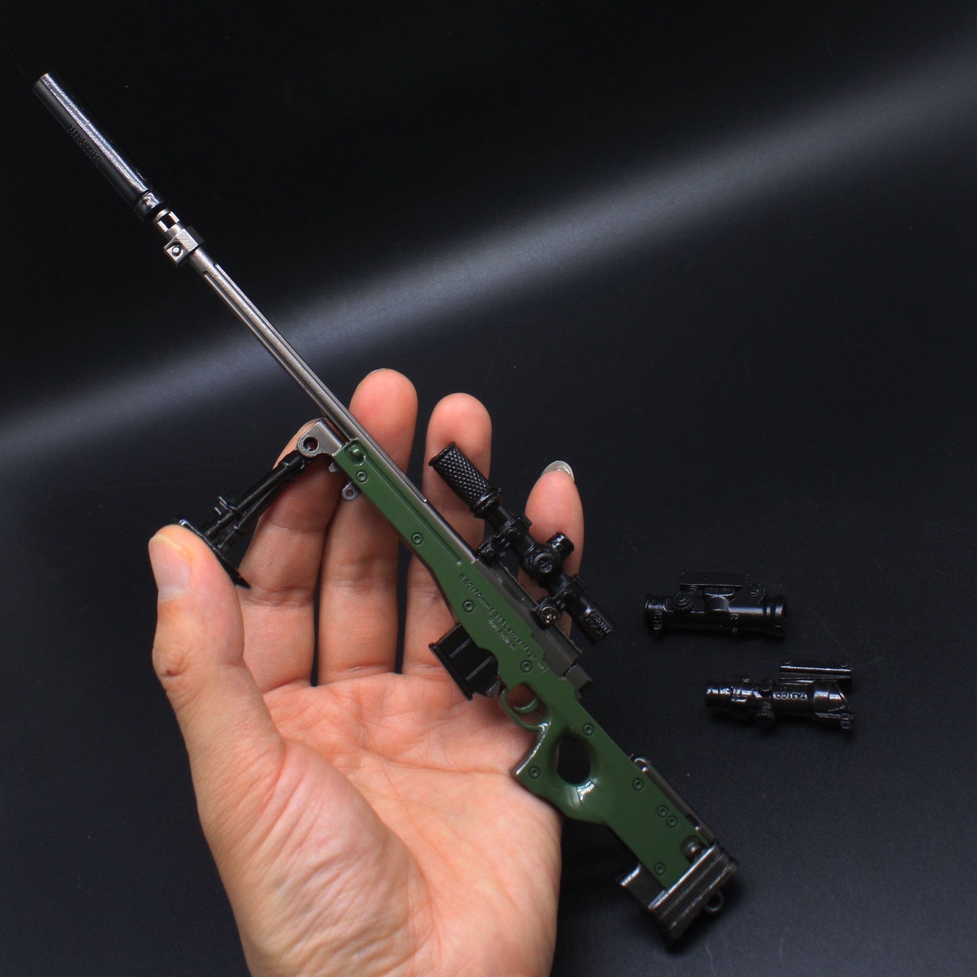 AWM Metal Miniature AWP Sniper Rifle Replica Gun 24.5CM/9.6