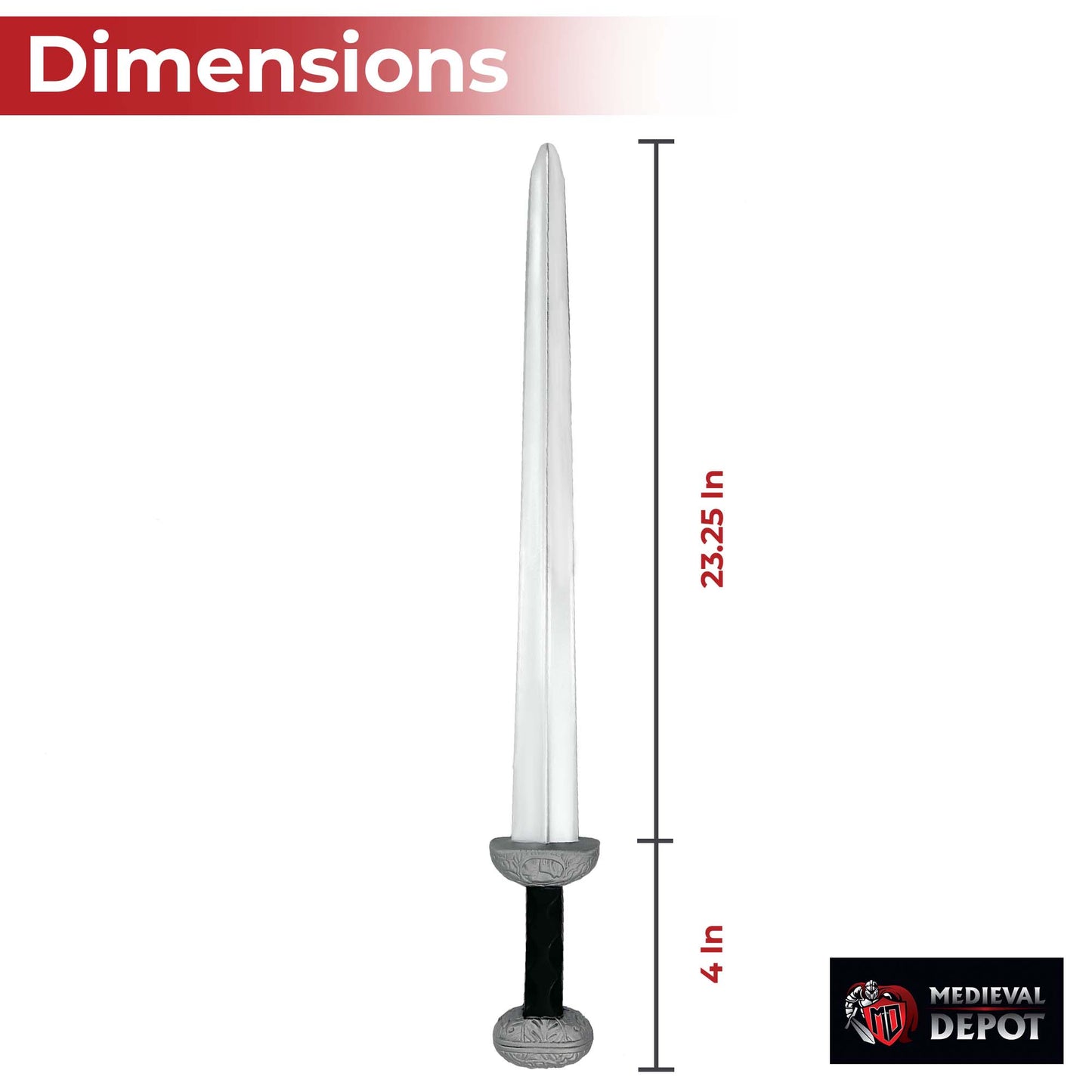 Ancient Roman Gladius Replica Foam Cosplay Costume LARP Sword swords - Tophatter Daily Deals