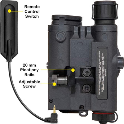 AN PEQ-15 Battery Case Red Dot Laser LED Flashlight - Tophatter Daily Deals