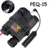 AN PEQ-15 Battery Case Red Dot Laser LED Flashlight - Tophatter Daily Deals