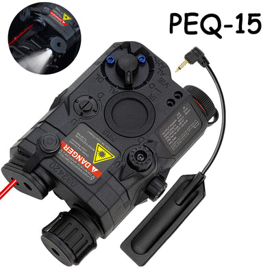 AN PEQ-15 Battery Case Red Dot Laser LED Flashlight - Tophatter Daily Deals