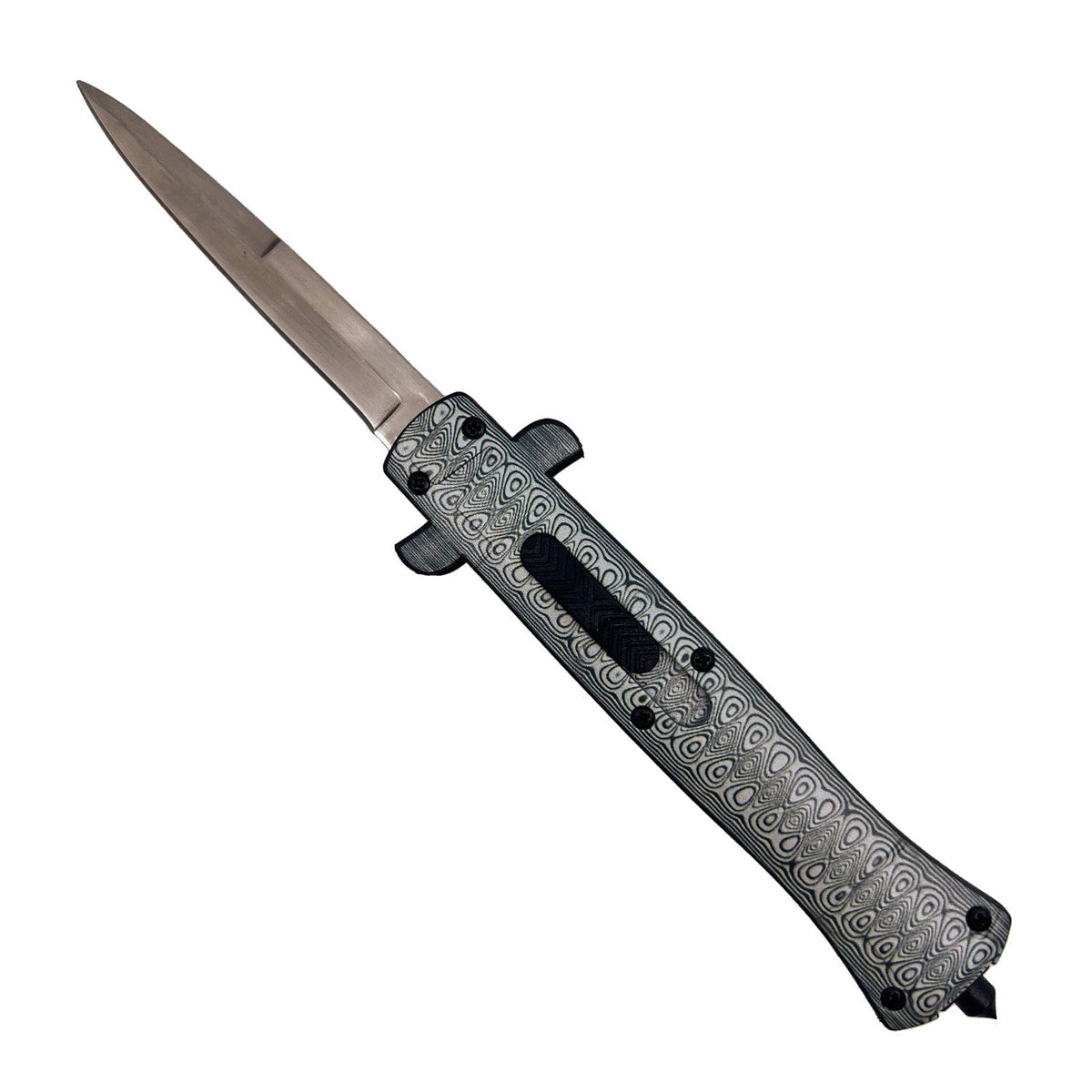 Ultralite ABS Automatic OTF Stiletto Knife Damascus - Tophatter Daily Deals